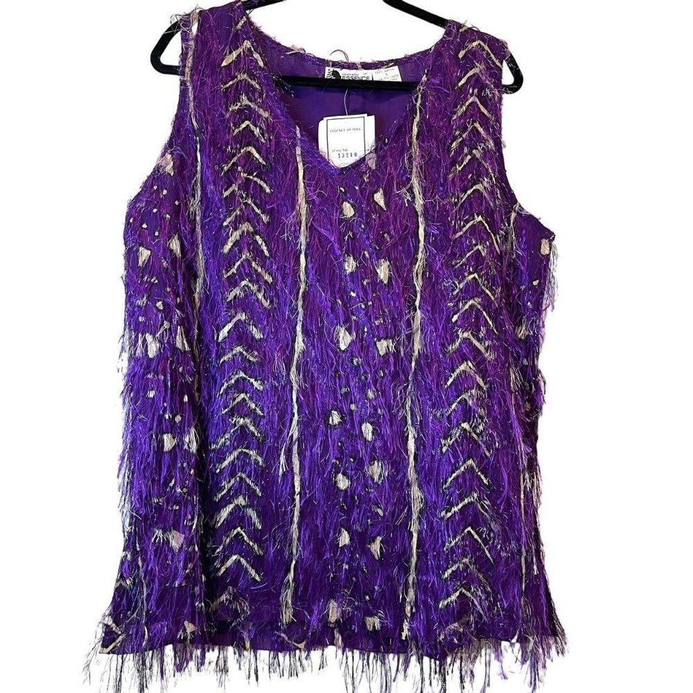 NWT Vintage Essence African print tank top